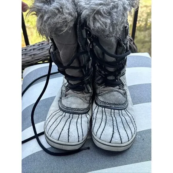 Sorel Tofino Waterproof Winter Snow Boots Womens Size 8 EUR 40 Gray Waxed Canvas - Picture 14 of 16